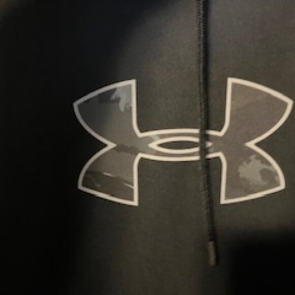 Men's Under Armour Sweatshirt, Size XL Black & Gray Camo patterned - Picture 5 of 9